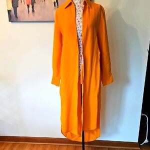 Zara Bold Orange Garment.Size S.